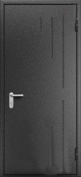 Однопольная входная дверь с порошковым напылением с двух сторон OP-1538, цена 25 650  руб.