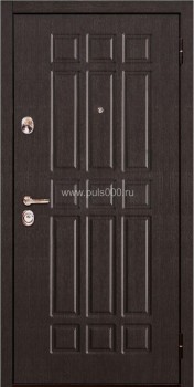 Металлическая дверь для загородного дома ZD-1680 с отделкой МДФ